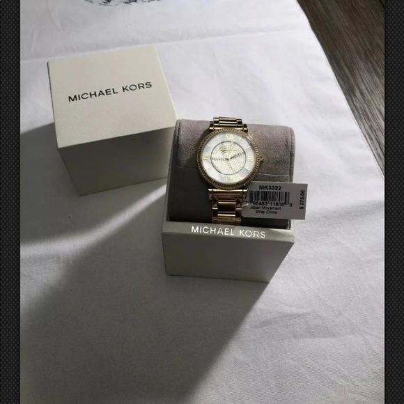 Brand new Michael kors gold watch